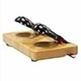 thumbnail image 3 of Basic Beat BB2P Mounted Table Castanets - 5.5" Authentic Sound with Hardwood Base for Dual-Handed Play, 3 of 4