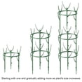 thumbnail image 3 of Feimier Plant Support Trellis 3-Layer Metal Rings Climb Cucumber Tomato, 3 of 8