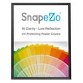 thumbnail image 1 of SnapeZo Aluminum Metal Front Loading Snap Poster Frame, Black, 24 x 32 Inch, 1 of 8