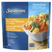 Swanson® Steamfresh® Brocoli chou-fleur et carottes en sauce au fromage
