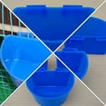thumbnail image 3 of unbranded 10Ud Tazas De Para Plásticas Resistentes Con Semicircular Para Jaulas Color Azul, 3 of 8