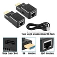thumbnail image 2 of 60M HDMI-compatible Extender Rj45 Cat6 Cable 1080P Ethernet Extender, 2 of 5