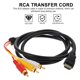 thumbnail image 4 of ColoMX Cable de conexión RCA portátil de Cable RCA para proyector receptor de TV DVD, 4 of 8