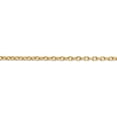 thumbnail image 3 of 14K Yellow Gold 3.2mm Round Open Link Cable Chain (24 X 3.2) Made In Peru pen218-24, 3 of 5