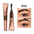 thumbnail image 2 of Eyebrow Gel Tint Peel Off - Black-Grey Eyebrow Colour Tattoo, Waterproof, Transferproof, Smudge-Proof, Lasts 3 Days, Easy Peel Off Eyebrow Gel Tattoo, Makeup for Women, 2 of 6