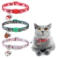 thumbnail image 1 of Collar para gatos DILLYBUD, 3 unidades, ajustable entre 20 y 30 cm, para Navidad, 1 of 8