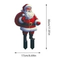 thumbnail image 3 of Christmas Decoration: Santa Ground Insertion Outdoor Decoration Inserting Decorations on The Ground, 3 of 5