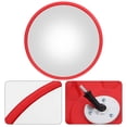 thumbnail image 1 of LITINKIMI Miroir Grand Angle Route Rouge ABS PC pour Design Courbé Garage 1ensemble, 1 of 8