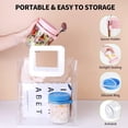 thumbnail image 3 of 4 Pack Overnight Oats Jars, Overnight Oats Container with Lid and Spoon, 10 oz overnight glasses, Cereal, Milk, Vegetable and Fruit Salad Storage Container with Measurement Marks, 3 of 7
