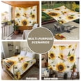 thumbnail image 6 of Summer Sunflowers Tapestry for Bedroom Wall Hanging Tapestry, Pastoral Rose Floral Farmhouse Vintage Ceiling Backdrop Tapestries Poster Blanket Wall Decor for Teens Room Living Room Dorm 39" x 59", 6 of 8