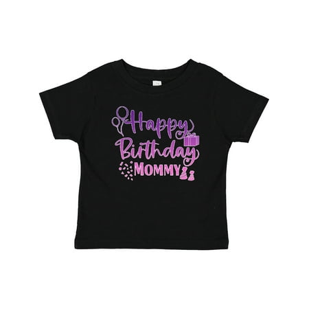 

Inktastic Purple Happy Birthday Mommy Gift Baby Boy or Baby Girl T-Shirt