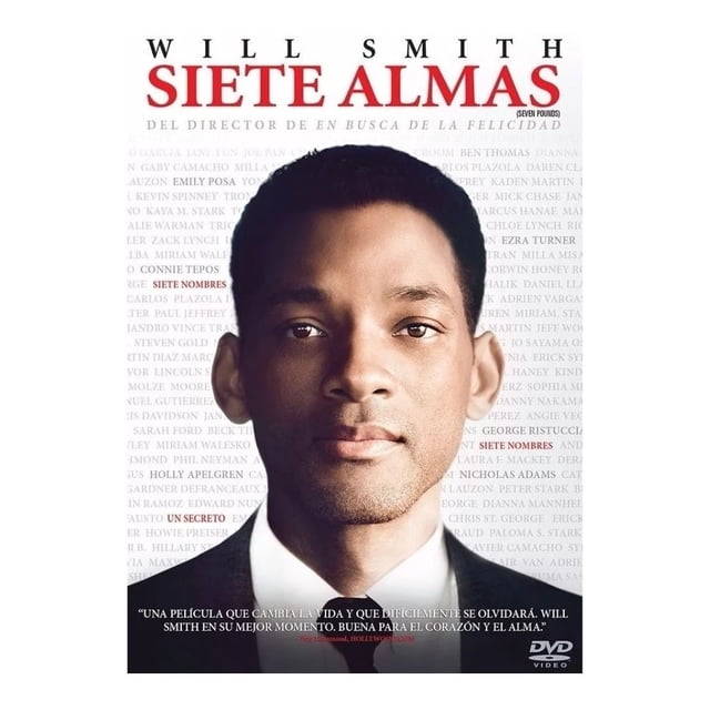 Siete Almas Seven Pounds Will Smith Pelicula Dvd