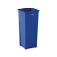 thumbnail image 3 of Recycled Untouchable Square Recycling Container Plastic, 23 gal, Blue, 3 of 5