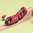 thumbnail image 5 of Battery Operated Locomotive Pay Train Set Fit for Wooden Railway Track Powerful Engine Bullet Electric Train for Boys Girls Gift, 5 of 5