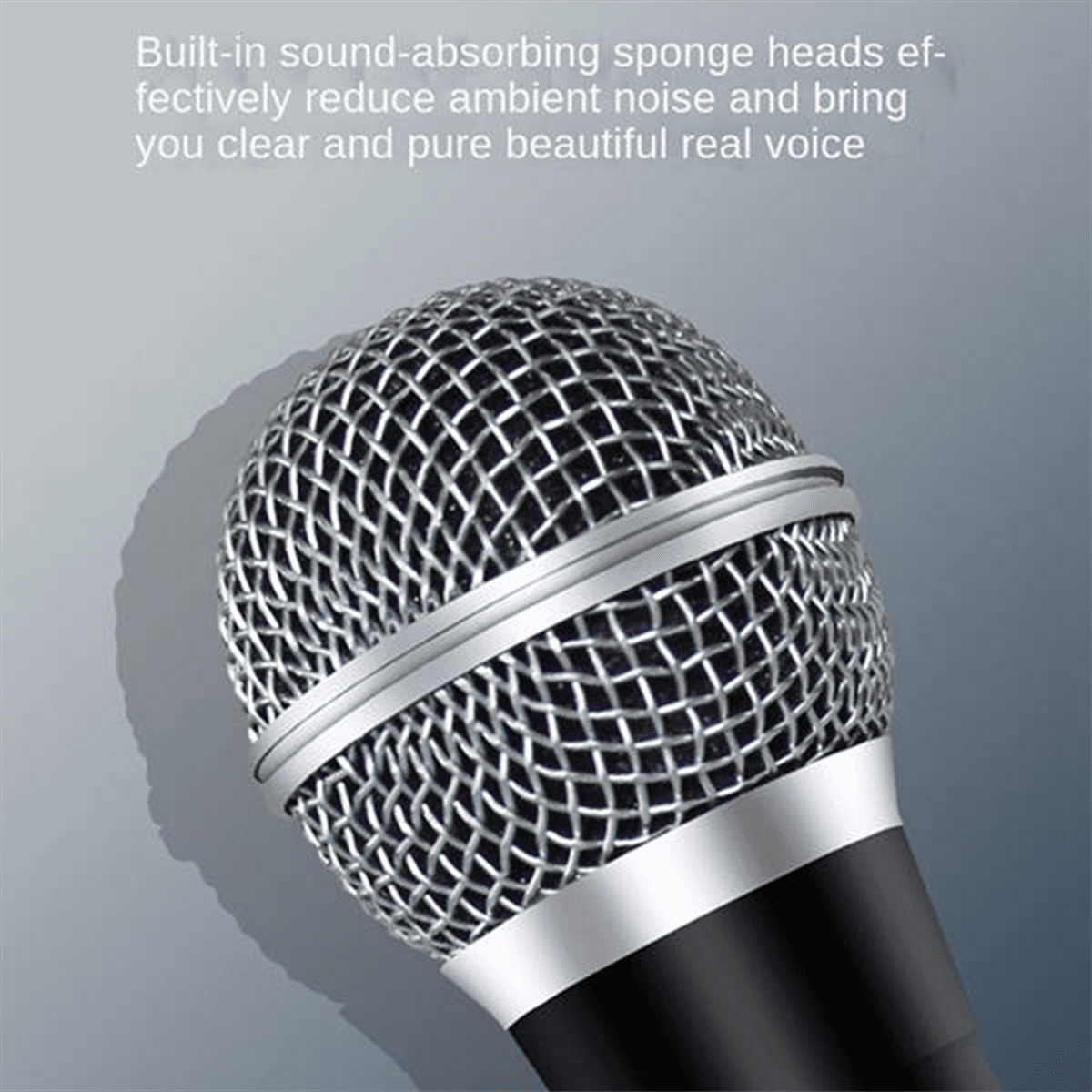 Handheld Professional Wired Dynamic Microphone Clear Voice Mic for Music Performance
