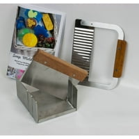 Product Image CybrTrayd Miter Set - Stainless Steel Soap Mitre Box, Straight and Wavy Soap Cutters,