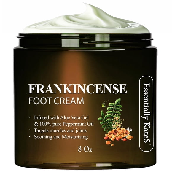 Crema para pies Essentially Kate con aceite de incienso 240 ml