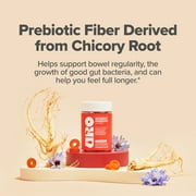 O Positiv URO Prebiotic Fiber Gummies for Digestive Gut Health and Regularity, Orange Sherbet, 50 Count