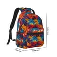 thumbnail image 2 of Goofa Colorful Hawaii Palms Pattern Comfortable Student Backpack - Ergonomic Design, Durable, Water-Resistant, Multi-Compartment,Travel, and Outdoor Activities, 2 of 5