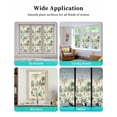 thumbnail image 6 of Window Privacy Film Green Palm Trees Stained Glass Window Film Decorative Sun Block Window Cover Tropical Summer Botanical Window Clings Static Adhesive Sticker for Bathroom 17.7"x39.3", 6 of 6