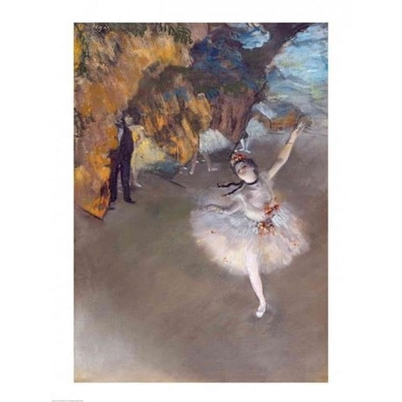 The Star Or Dancer on The Stage Poster Print by Edgar Degas - 18 x 24 in.