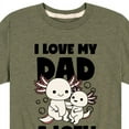 thumbnail image 3 of Instant Message - I Love My Dad A Lotl - Toddler & Youth Short Sleeve Graphic T-Shirt, 3 of 6