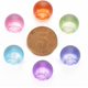thumbnail image 3 of 50 botones acrílicos transparentes de 1 agujero, redondos, colores variados, 0,53 x 0,51 pulgadas, 3 of 4