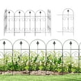 thumbnail image 1 of Outsunny 12.5' Decor Garden Fence for Border Edging, 8 Pack, Spears, 1 of 10