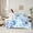 Blue White, variant on Castle Fairy Cartoon Pink Salamander Bedding Comforter Set,Axolotl King Bedding Sets