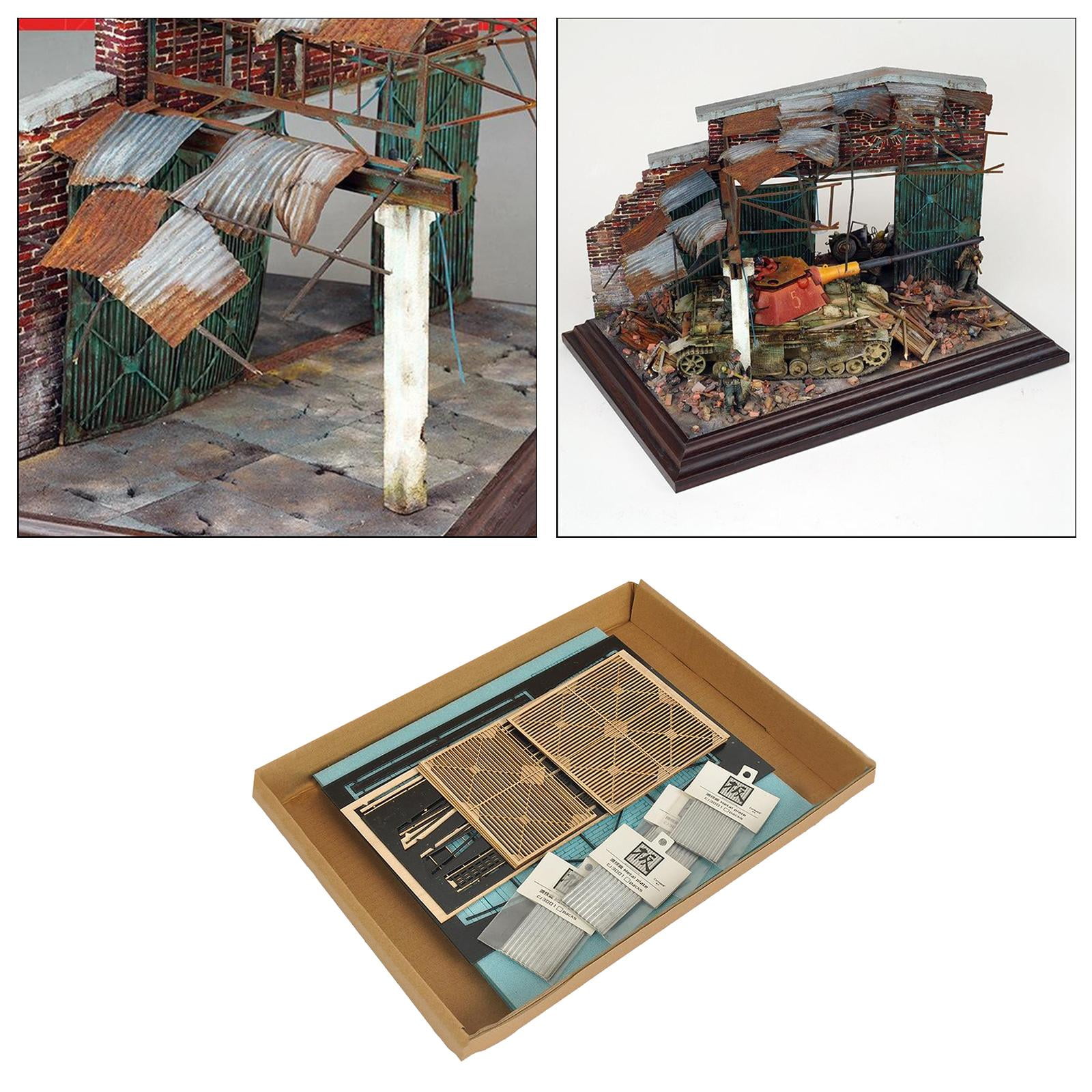 1:35th DIY Dioramas Building Model Kits,Architecture Ruins House Scene,Layout