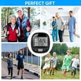 thumbnail image 6 of 3D Pedometer for Walking with Clip and Strap, Walking Distance Miles, Calorie Counter, 7 Days Memory, Daily Target Monitor, Activity Time. Accurate Step Counter for Men Women & Kids Seniors, 6 of 7