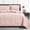 Coin Pattern Pink, variant on SUSIELADY Lightweight Microfiber Quilt Set, Soft Bedspread with Coin Pattern, All-Season Coverlet Bedding, 3 Pieces (1 Quilt, 2 Pillow Shams), Queen Size, Navy