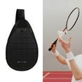 thumbnail image 4 of Tennis Racket Shoulder Bag Outdoors Sports Mesh Water Resistant Tote Accessories Pocket Mesh Organizer Black, 4 of 9
