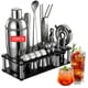 thumbnail image 1 of Garselay 25 Pcs Cocktail Bartender Kit,Shaker Cocktail de Acero Inoxidable de 750ml,Coctelera Kit con Soporte de Acr&iacute;lico y Folleto de Recetas de C&oacute;ctel,Herramientas Profesionale, 1 of 7