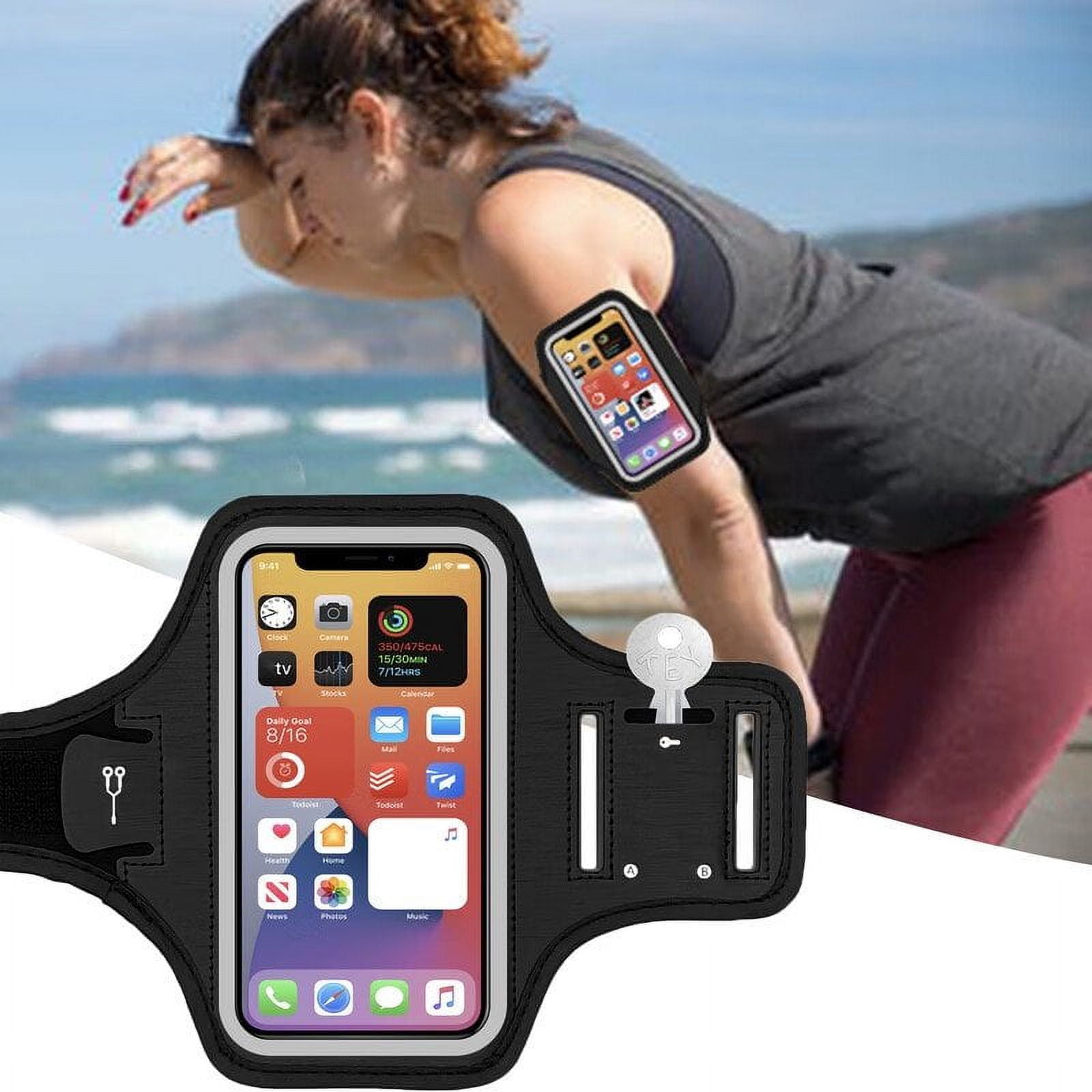 Running Sports Phone Armband Bag with Pocket for Earbuds Car Keys