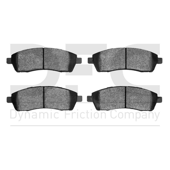 Dynamic Friction Company Heavy Duty Brake Pads - Semi Metallic 1214-0757-00-Rear Set For 1999-2004 Ford F-250 Super Duty, 1999-2004 Ford F-350 Super Duty, 2000-2005 Ford Excursion