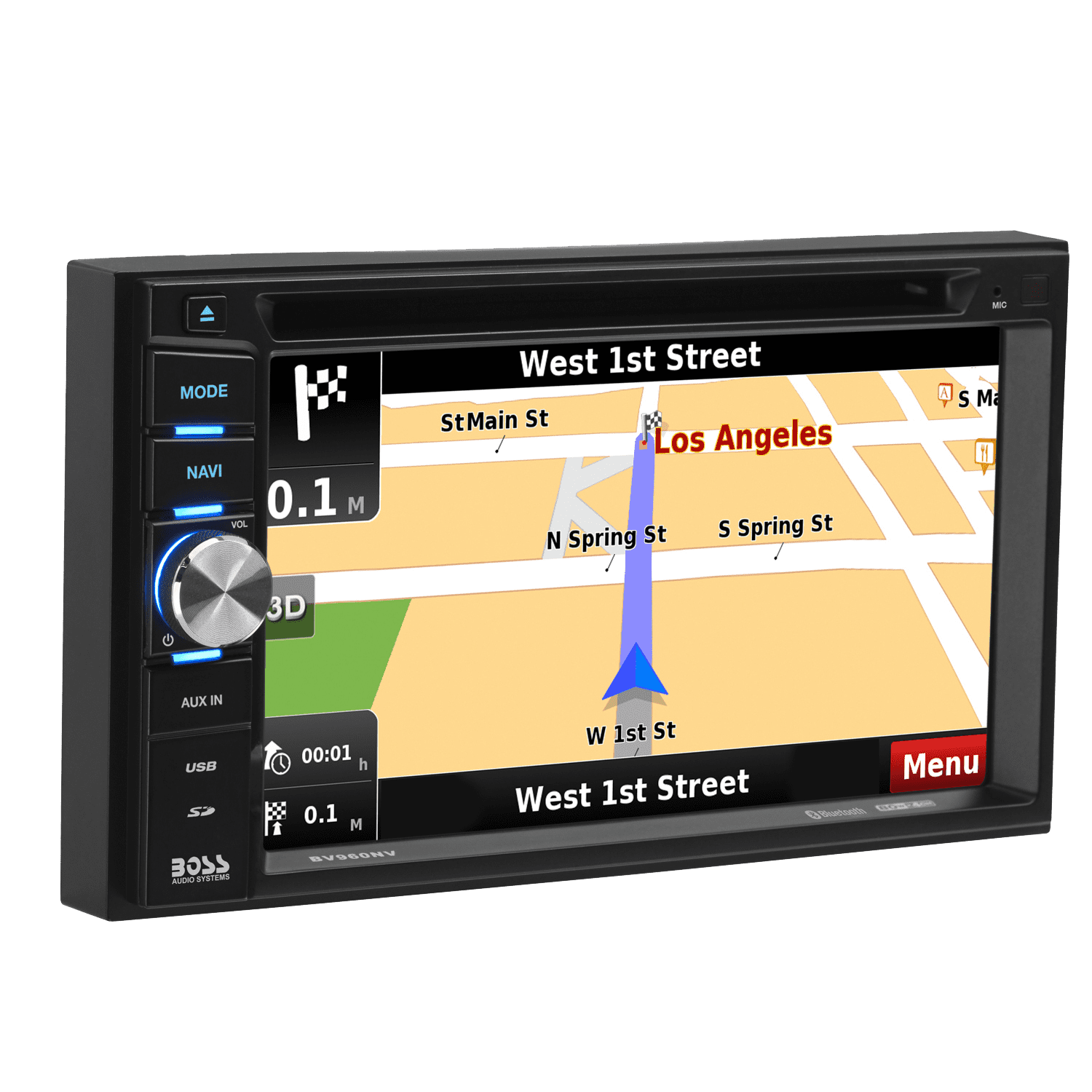 BOSS Audio Systems Elite Series BV960NV 6.2” Touchscreen Car GPS CD Player