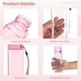 thumbnail image 7 of 24 PCS Colorful Plastic Water Bottles, 17 oz Transparent Reusable Sports Drink Bottles, Leakproof Lightweight Water Containers for Daily Hydration Travel Fitness, 7 of 7