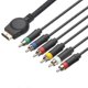 thumbnail image 5 of Cable AV de componentes LIUXGMXG 6 pies RCA alta resolución para TV alta definición compatible con PS3 PS2, 5 of 5