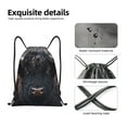 thumbnail image 4 of Disketp Majestic Black Yak Drawstring Backpack Drawstring Gym Bags Draw String Bags for Sports, Gym, Travel, Swimming, Beach-Medium, 4 of 6