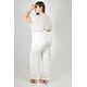 thumbnail image 3 of Conjunto texturizado con cinto Roman Fashion /Tallas Extras, 769 (Hueso) beige 42, 3 of 6