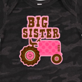 thumbnail image 4 of Inktastic Pink Tractor Big Sister Girls Baby Bodysuit, 4 of 5
