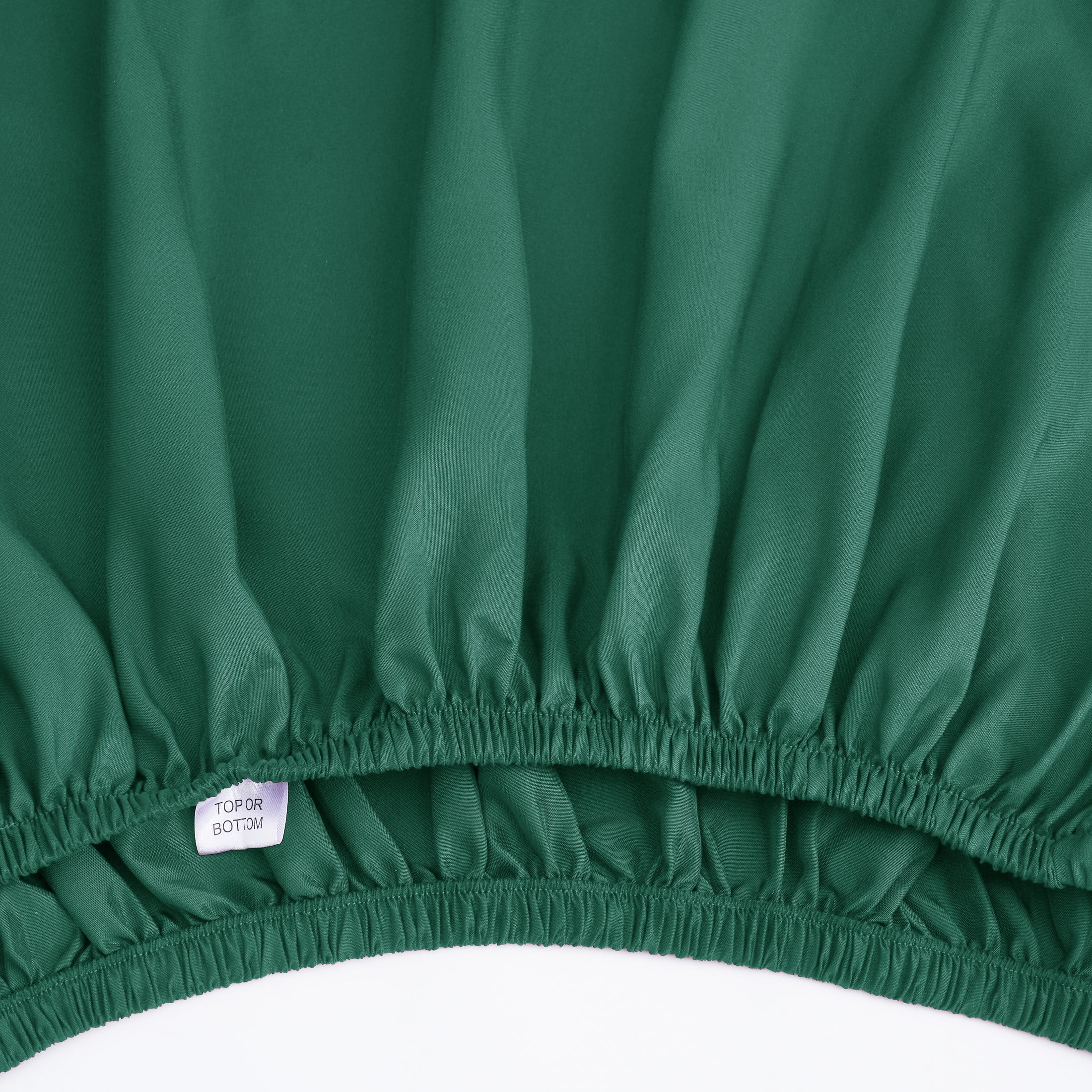 Mainstays Super Soft Brushed Microfiber Bed Sheet Set, Dark Green, Queen, 4 Piece