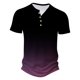 thumbnail image 5 of Camisas de Manga Larga para Hombres, Botón de Impresión Casual Camisa de Cuello Redondo Hecha de Poliéster Ligero para Todo el Uso de Temporada, Camisas de Manga Corta para Hombre, 5 of 5