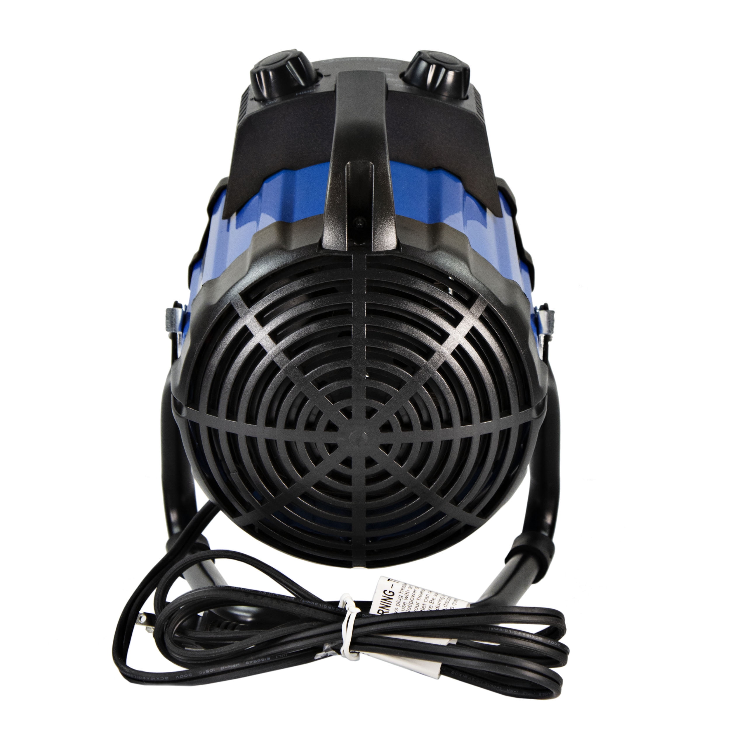 Comfort Zone PowerGear 1500-Watt Portable Ceramic Utility Heater with  Pivoting Cradle Base, Blue - Walmart.com