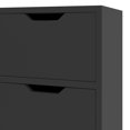 thumbnail image 5 of vidaXL Sideboard High Gloss Black 90x30x72 cm Engineered Wood, 5 of 5