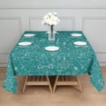 thumbnail image 3 of Math Equations Science Tools Green Pattern Square Tablecloth,Waterproof Square Table Cover,Wipeable Spillproof Washable Table Cover for Home Kitchen Party Decor 60"x60"(152x152cm), 3 of 6