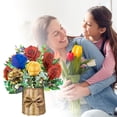 thumbnail image 2 of CoreLiving Pop Up Birthday Cards for Women Happy Birthday Fresh Cut Paper Flower Bouquet Popup Card for Her with Envelope and Note Card, 2 of 9