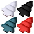 thumbnail image 4 of 1Pc Christmas Tree Shaped Snack Plates: Reusable Divided Fruit Tray - Holiday Colorful Serving Dish for Candy Nuts and Appetizers Perfect for Christmas Holiday Party, Multicolor(Black,9.9x7.1x1.2"), 4 of 9