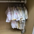 thumbnail image 6 of veeyidd Kids Metal Clothes Hangers, Anti-Slip resin Coated with Matte Baby Hangers White (11.8" Inch - 30 Pack), 6 of 6